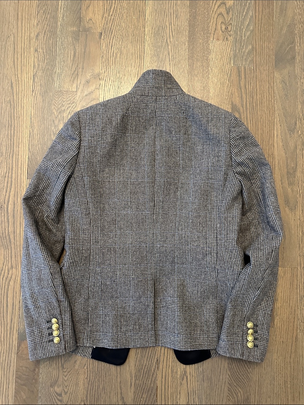 J Crew Classic Grey Plaid Women’s Blazer - Picture 2 of 4